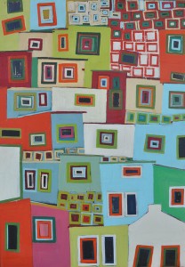 Favela Elisabeth 100x140 cm Oil Linnen 2008