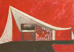 Igrejinha Brasília 100x140 cm Oil on Linnen 2006